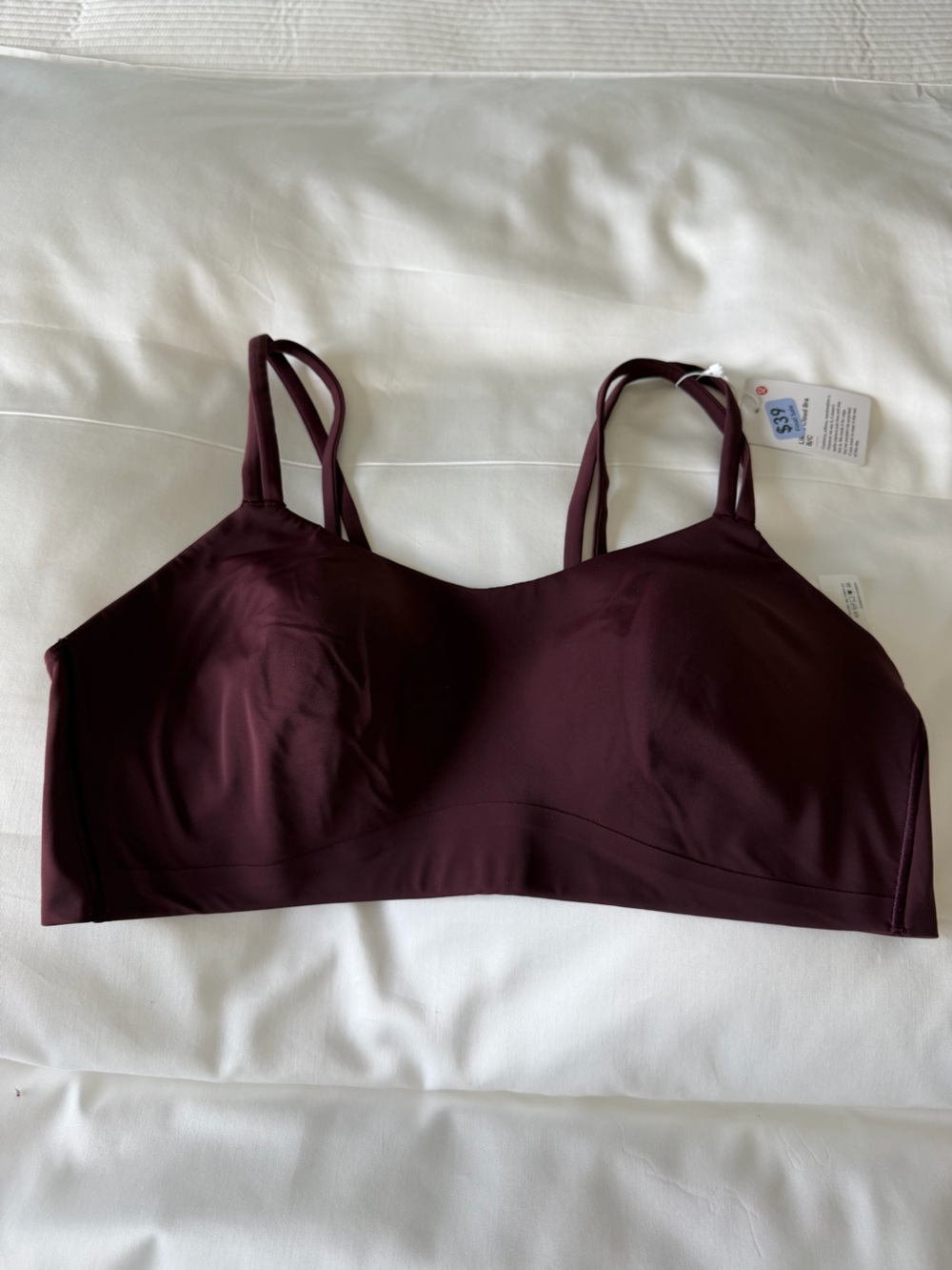 NWT Lululemon Athletica sports bra. Like A Cloud. B/C cup. Sz 12. Brand new! - Picture 13 of 16